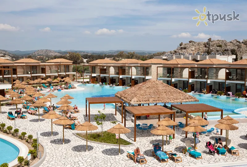 Фото отеля Atlantica Holiday Village Rhodes 5* о. Родос Греция экстерьер и бассейны