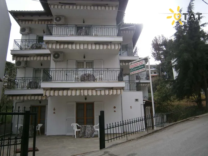 Фото отеля Ermioni Apartments 3* Халкідіки – Кассандра Греція екстер'єр та басейни