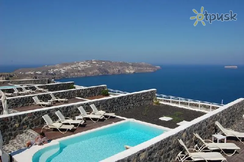 Фото отеля Thermes Luxury Villas 3* Santorini Graikija išorė ir baseinai