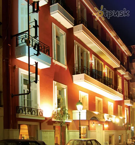 Фото отеля Kosmopolit Hotel 2* Loutraki Grieķija ārpuse un baseini