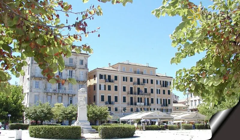 Фото отеля Konstantinoupolis Hotel 2* Korfu Graikija išorė ir baseinai