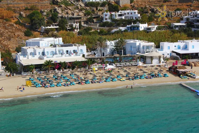 Фото отеля Mykonos Palace Beach Hotel 4* о. Миконос Греция пляж