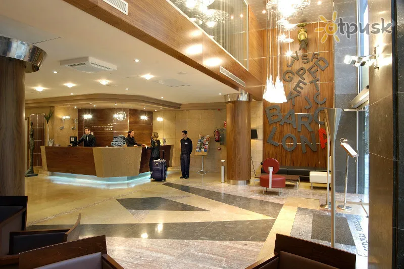 Фото отеля Evenia Rossello Hotel 4* Barselona Spānija vestibils un interjers