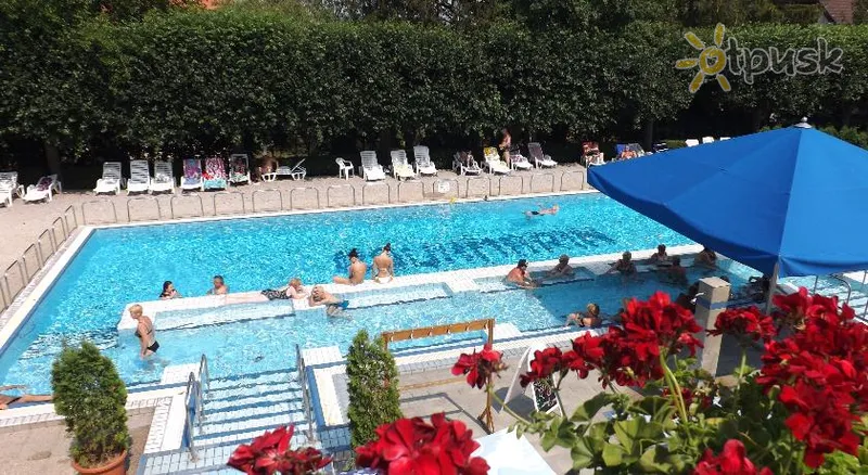 Фото отеля Aquamarin Hotel 3* Heviz Vengrija išorė ir baseinai