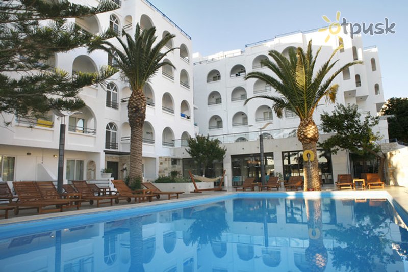 Фото отеля Glaros Beach Hotel 4* о. Крит – Ираклион Греция экстерьер и бассейны