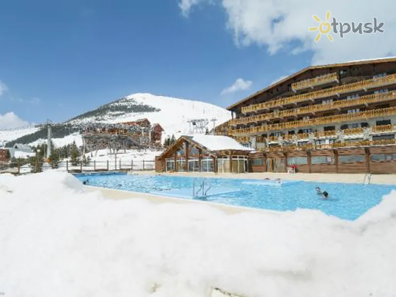 Фото отеля Residence Les Horizons d'Huez 2* Alpės d'Huezas Prancūzija išorė ir baseinai