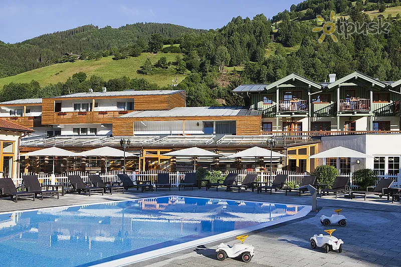 Фото отеля Hagleitner Kinderhotel 4* Zell am See Austrija išorė ir baseinai