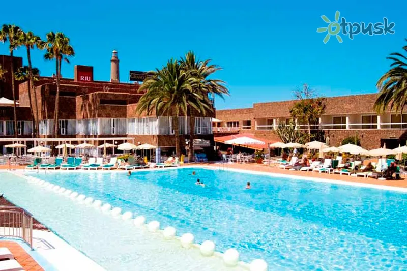 Фото отеля Riu Palace Oasis Hotel 5* Gran Kanarija (Kanarai) Ispanija išorė ir baseinai