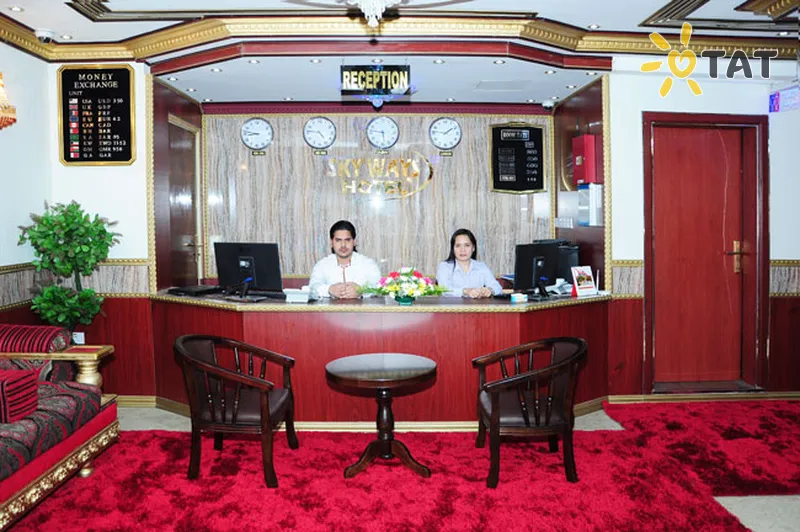 Фото отеля Skyways Hotel 2* Дубай ОАЕ лобі та інтер'єр