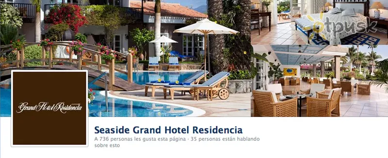 Фото отеля Seaside Grand Residencia Hotel 5* par. Grankanārija (Kanāriju salas) Spānija ārpuse un baseini