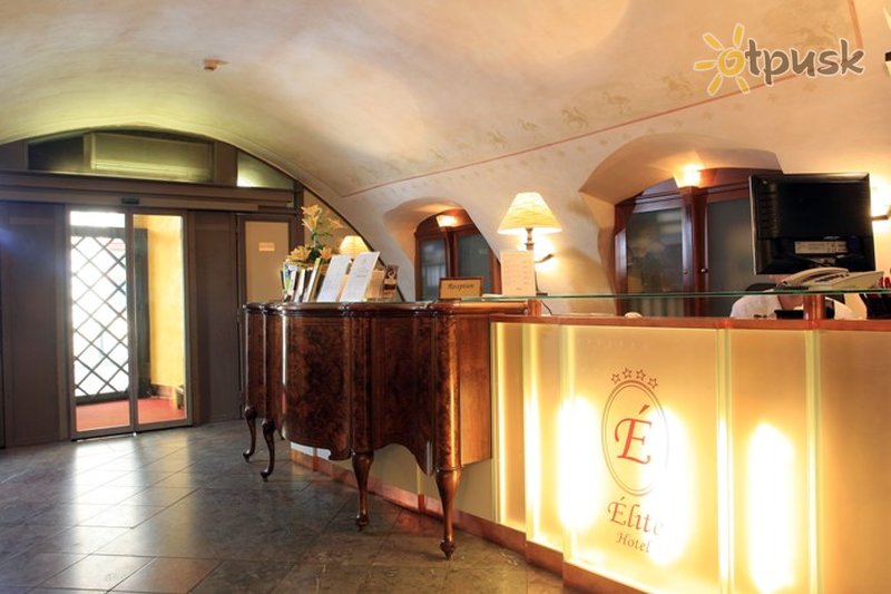 Фото отеля Elite Hotel 4* Прага Чехия лобби и интерьер