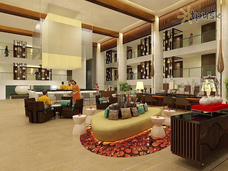 Фото отеля Novotel Goa Shrem Resort 5* Ziemeļu goa Indija vestibils un interjers