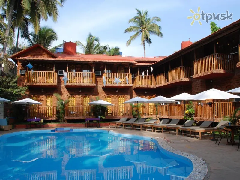 Фото отеля Sea Breeze Inn Calangute 3* Šiaurės Goa Indija išorė ir baseinai