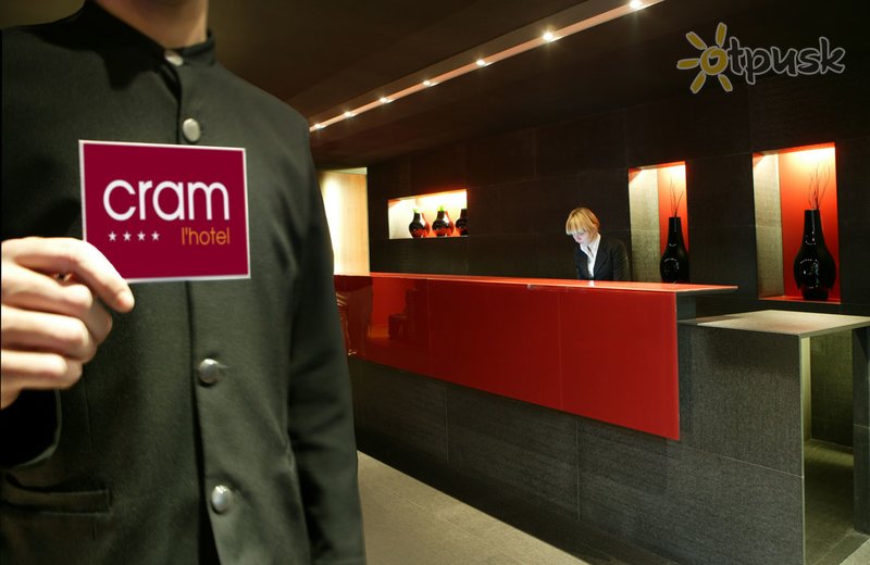 Фото отеля Cram 4* Барселона Испания лобби и интерьер