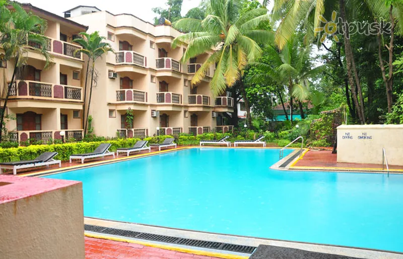 Фото отеля Abalone Resort 2* Šiaurės Goa Indija išorė ir baseinai