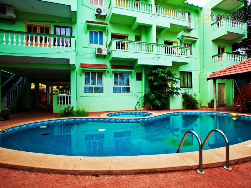 Фото отеля Nifa Hotel 2* Šiaurės Goa Indija išorė ir baseinai
