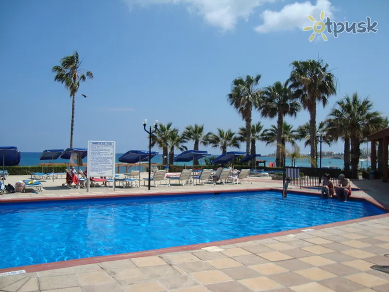 Фото отеля Evalena Beach Hotel Apts 3* Протарас Кипр экстерьер и бассейны