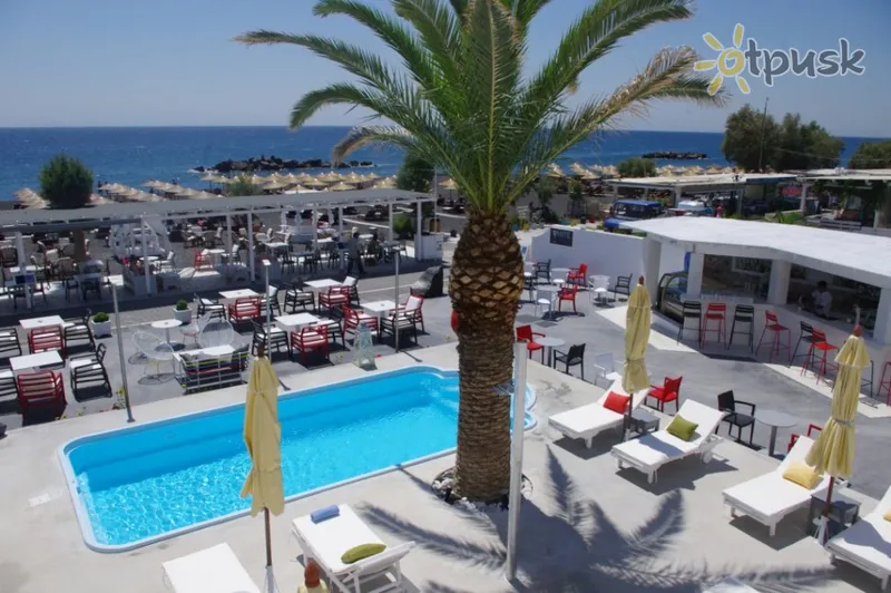 Фото отеля Beach Boutique Hotel 3* о. Санторини Греция экстерьер и бассейны