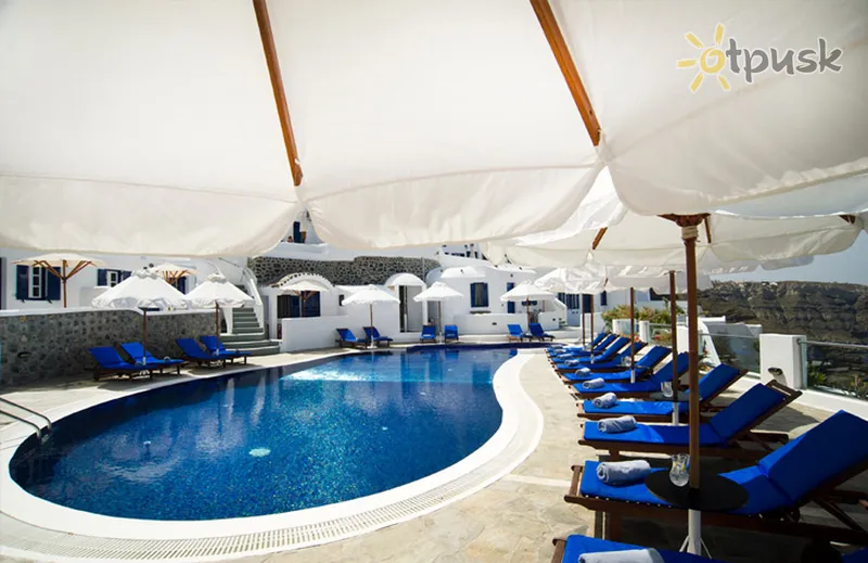 Фото отеля De Sol Hotel 3* о. Санторини Греция экстерьер и бассейны