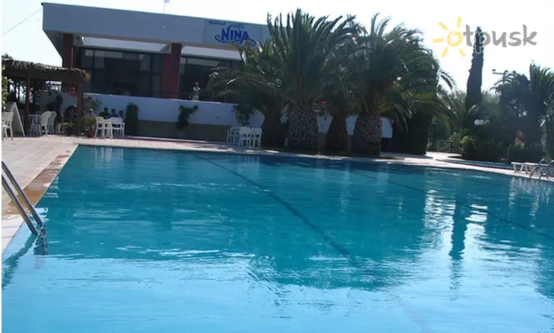 Фото отеля Nina Beach Hotel 3* Kosas Graikija išorė ir baseinai