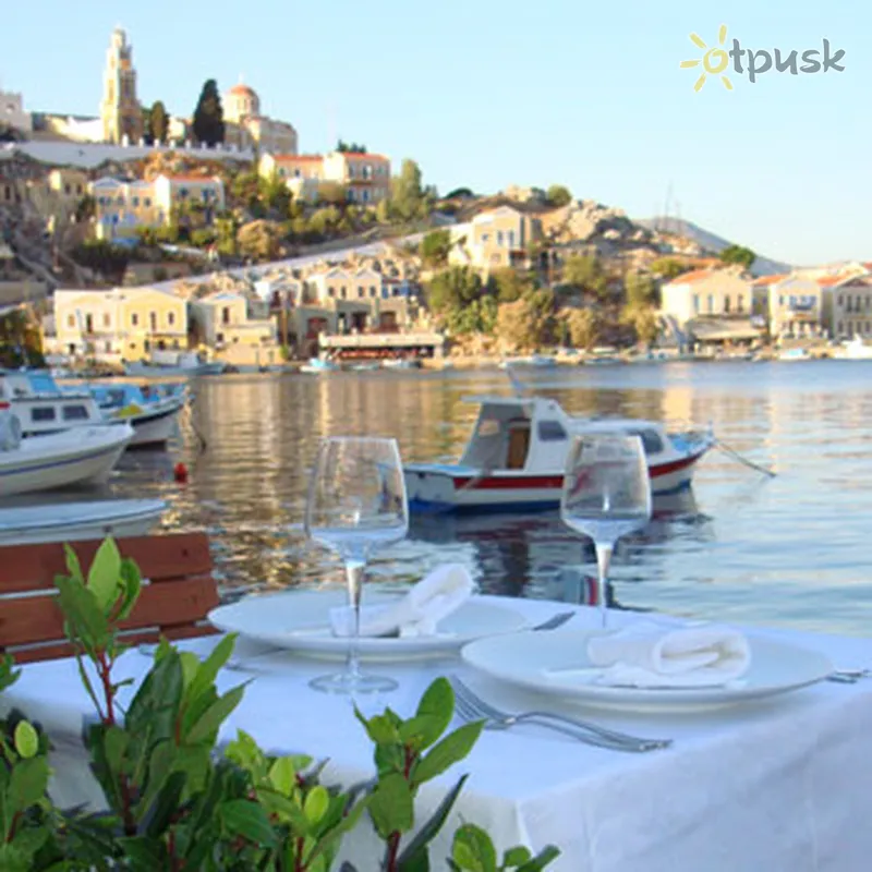 Фото отеля Aliki Hotel 4* о. Сімі Греція бари та ресторани