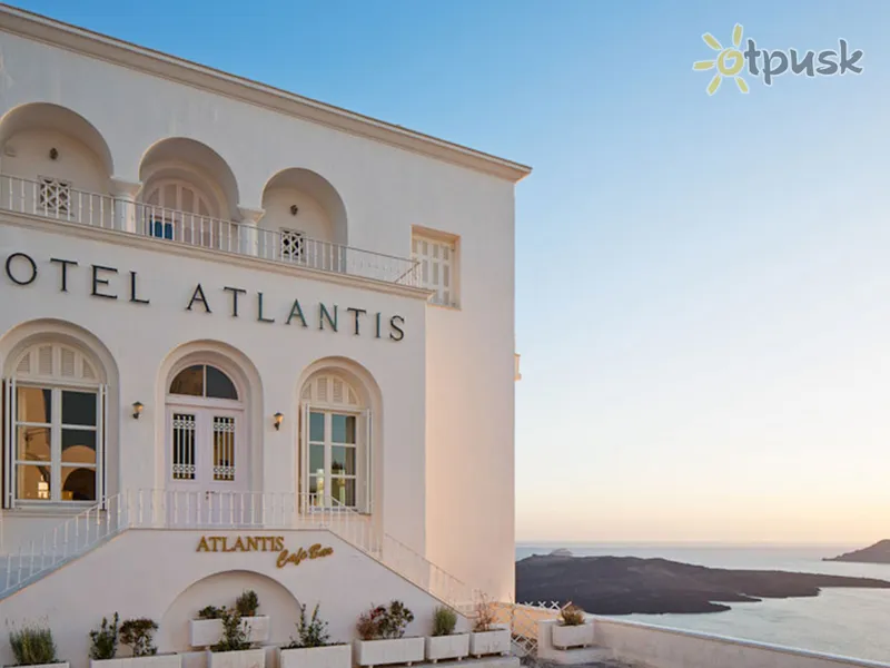 Фото отеля Atlantis Hotel 4* о. Санторини Греция экстерьер и бассейны