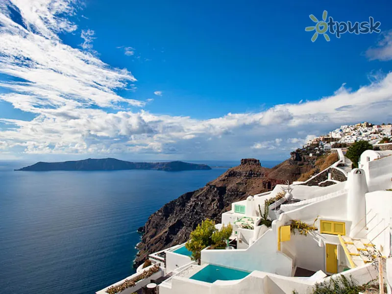 Фото отеля Dreams Luxury Suites 5* о. Санторини Греция экстерьер и бассейны
