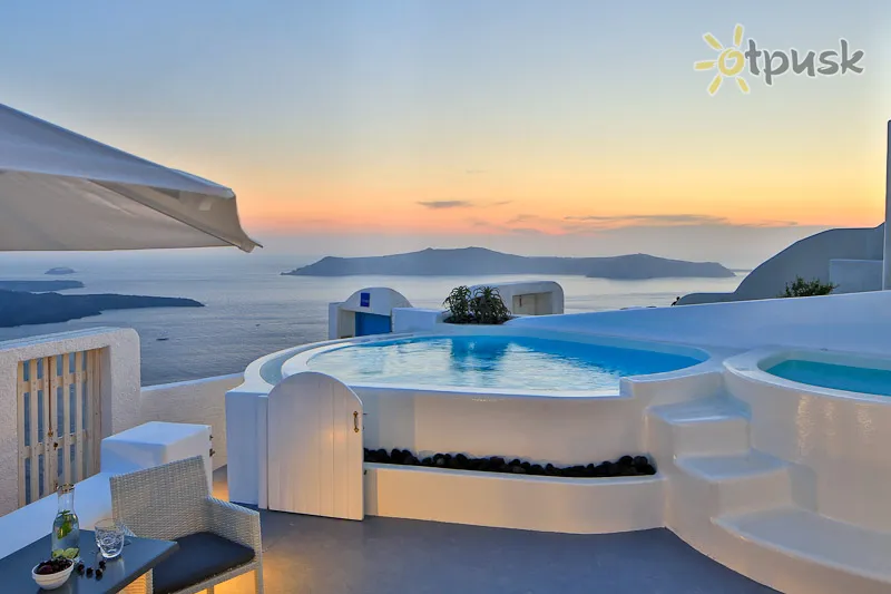 Фото отеля Dreams Luxury Suites 5* о. Санторини Греция экстерьер и бассейны