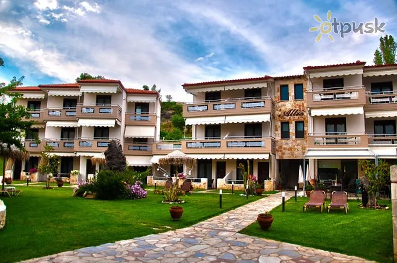 Фото отеля Allea Hotel & Apartments 2* Chalkidikė – Sitonija Graikija išorė ir baseinai