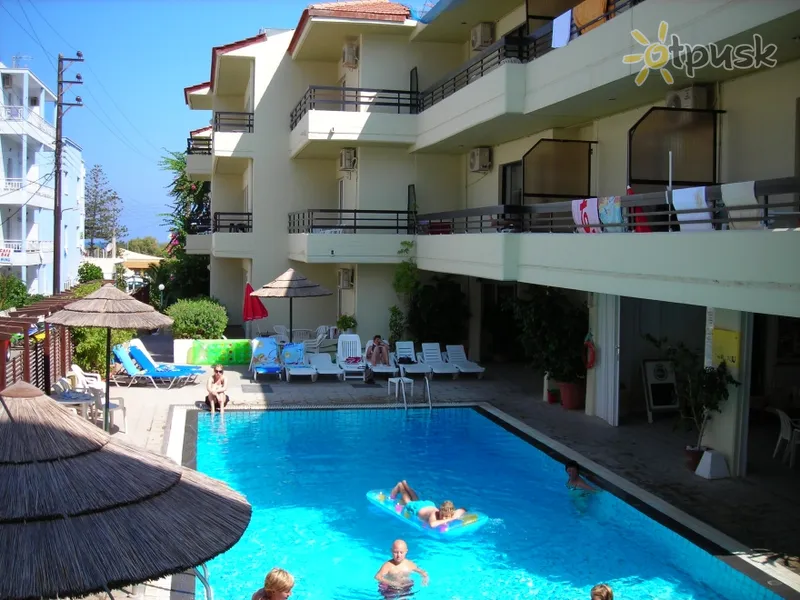 Фото отеля Caravel Apartment Hotel 3* о. Родос Греция экстерьер и бассейны