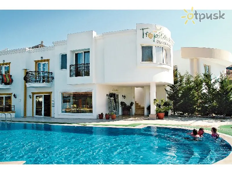 Фото отеля Tropicana Beach Hotel 3* Bodrumas Turkija išorė ir baseinai