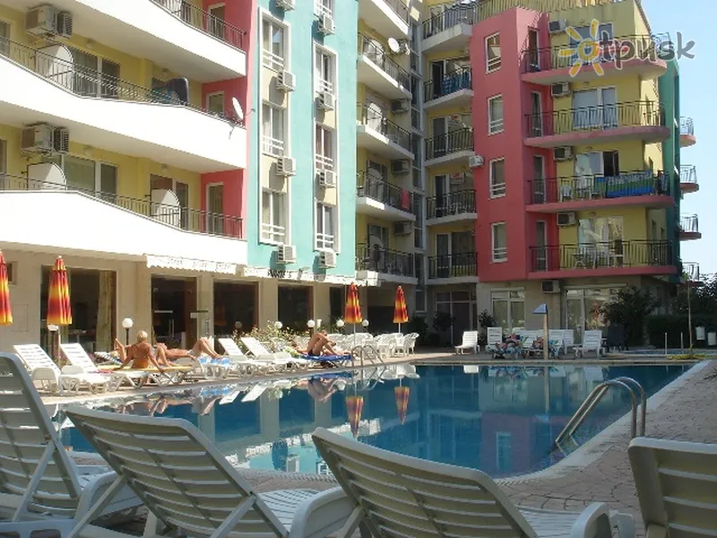 Фото отеля Blue Marine Aparthotel 3* Saulėtas paplūdimys Bulgarija išorė ir baseinai