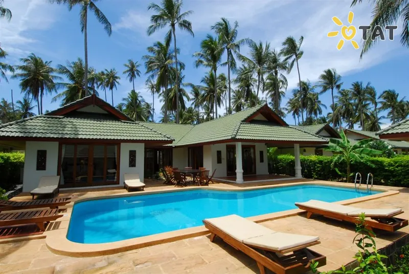 Фото отеля Idyllic Samui Oceanfront Resort & Villas 4* о. Самуї Таїланд екстер'єр та басейни