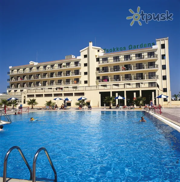 Фото отеля Tsokkos Gardens Hotel Apts 3* Protaras Kipra ārpuse un baseini