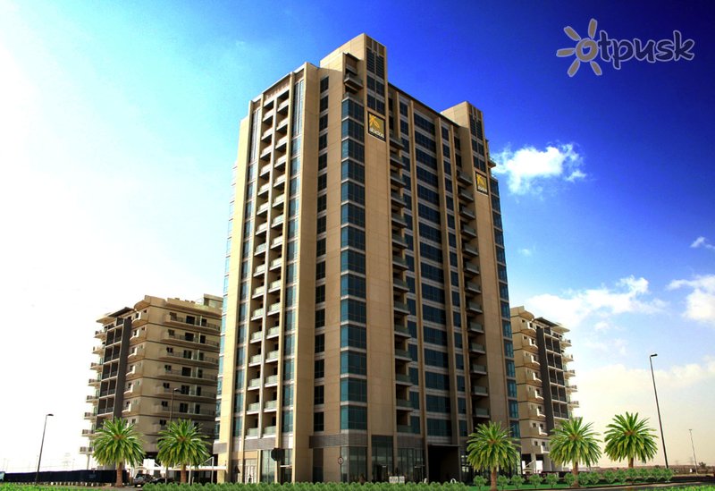 Фото отеля Abidos Hotel Apartment Dubailand 4* Дубай ОАЭ экстерьер и бассейны