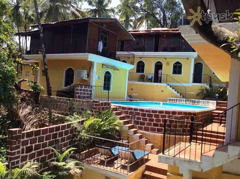 Фото отеля Castle House Palolem South Goa 2* Pietų goa Indija išorė ir baseinai