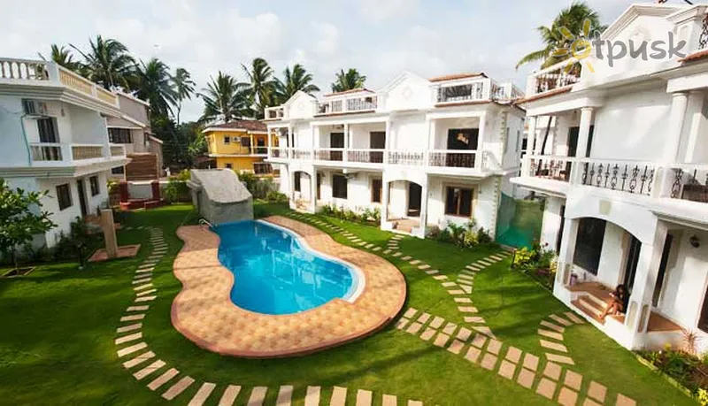 Фото отеля Richmond Park Villas 3* Šiaurės Goa Indija išorė ir baseinai