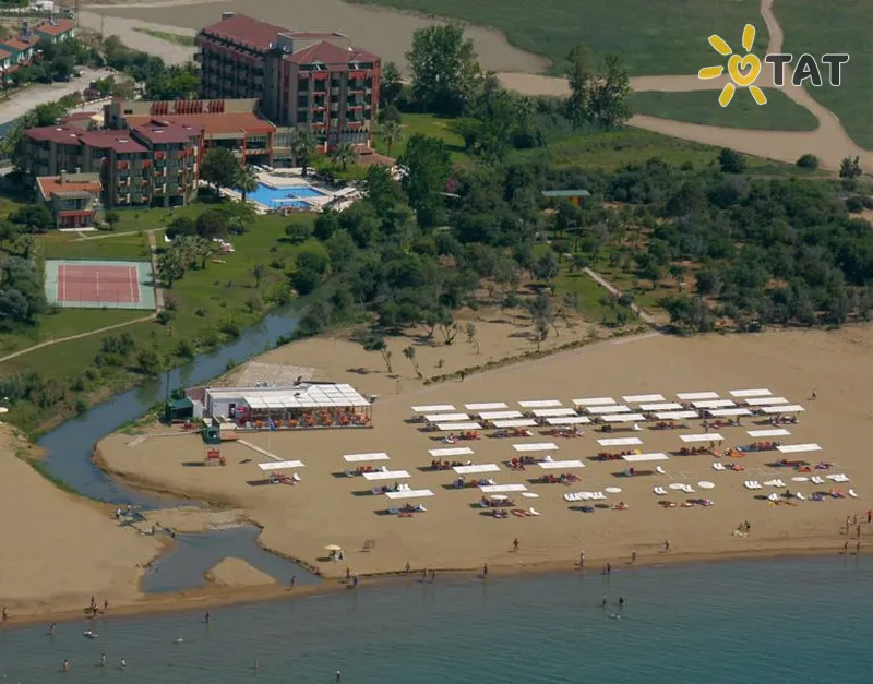 Фото отеля Tayyarbey Beach Club 4* Сиде Турция пляж