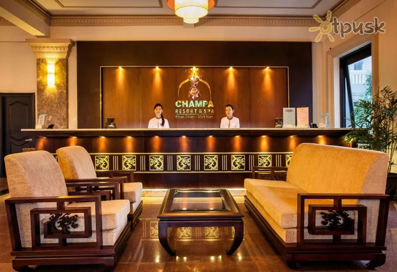 Фото отеля Champa Resort & Spa 4* Phan Thiet Vietnamas fojė ir interjeras