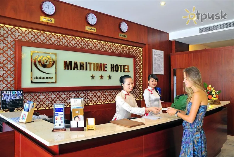 Фото отеля Maritime Hotel & Spa 3* Nha Trang Vietnamas fojė ir interjeras
