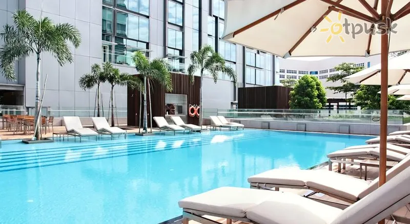 Фото отеля Oasia Hotel Singapore 4* Singapūra Singapūra ārpuse un baseini