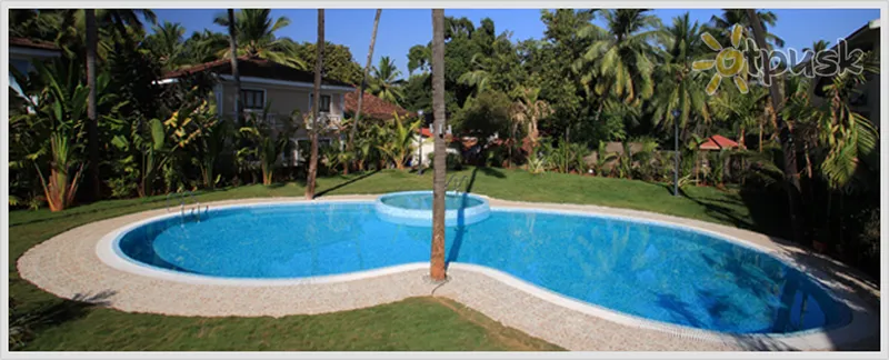 Фото отеля Godwin Hotel 3* Šiaurės Goa Indija išorė ir baseinai