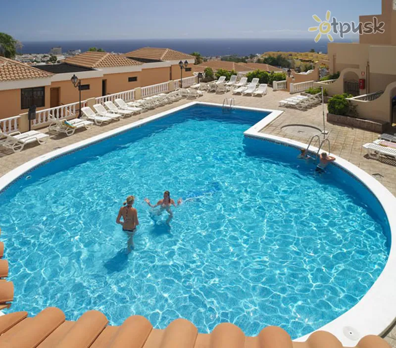 Фото отеля Paradise Court Aparthotel 2* Tenerifė (Kanarai) Ispanija išorė ir baseinai