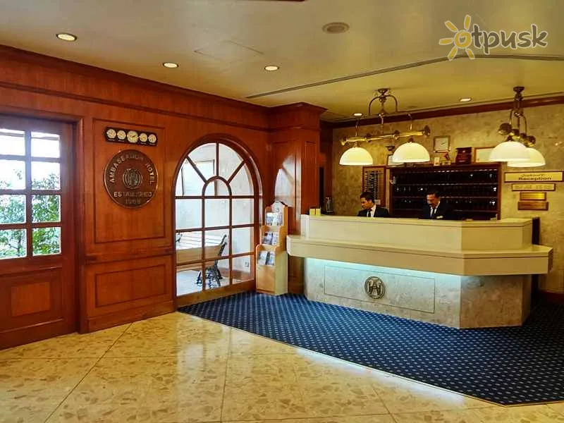 Фото отеля Ambassador Hotel 3* Дубай ОАЕ лобі та інтер'єр