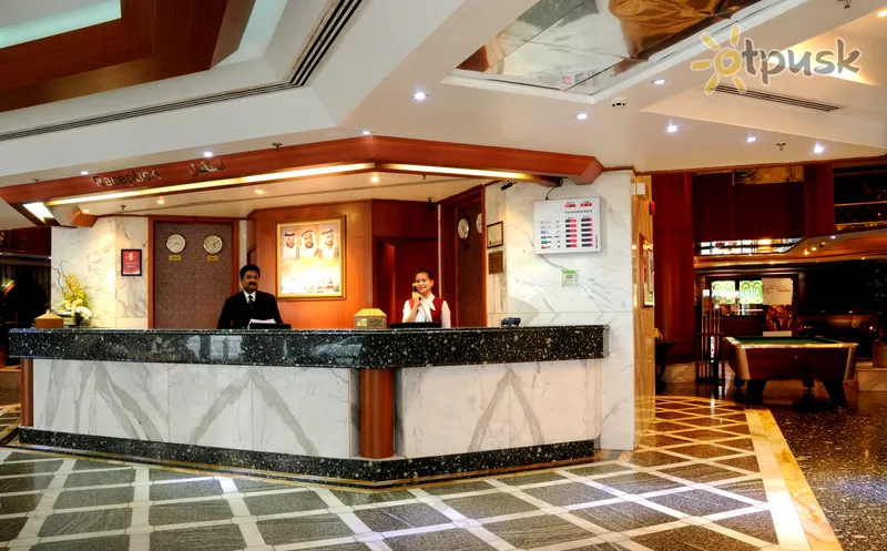 Фото отеля Admiral Plaza Hotel 3* Дубай ОАЭ лобби и интерьер