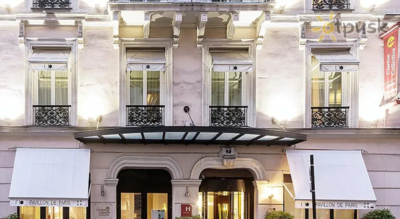 Фото отеля Clarion Collection Hotel Opera Pavillon 4* Paryžius Prancūzija išorė ir baseinai