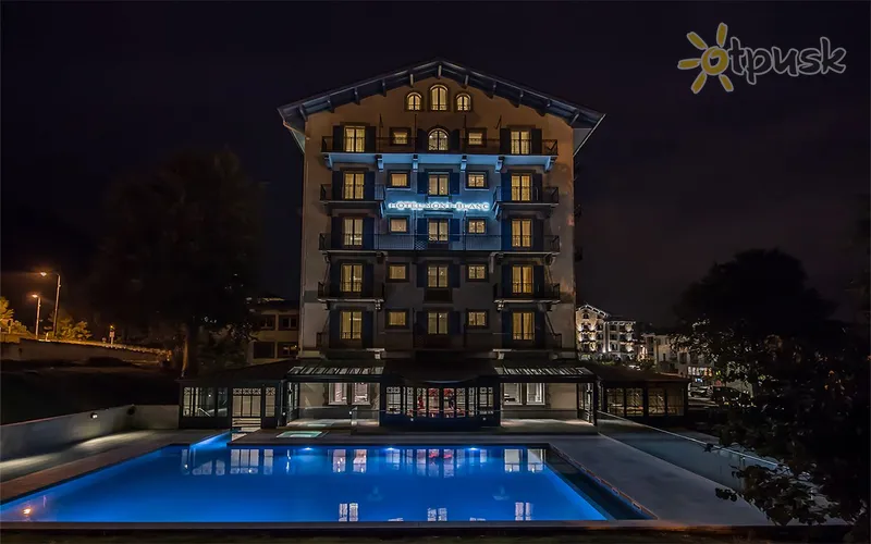 Фото отеля Mont-Blanc Hotel 5* Šamoni Prancūzija išorė ir baseinai