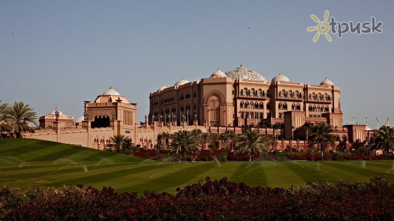 Фото отеля Emirates Palace Mandarin Oriental Abu Dhabi 5* Абу Даби ОАЭ экстерьер и бассейны