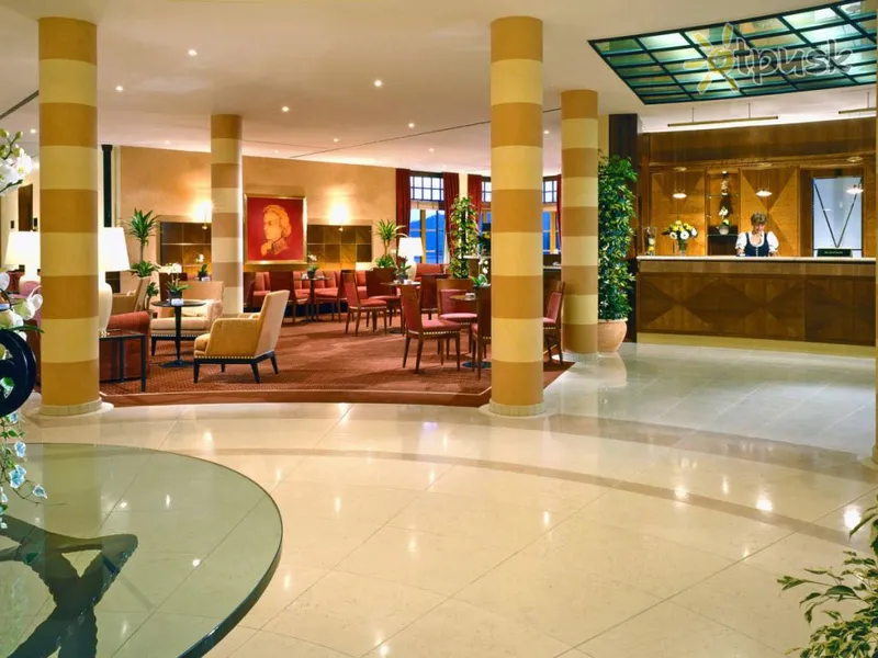 Фото отеля Sheraton Fuschlsee-Salzburg Hotel Jagdhof 4* Зальцбург Австрия лобби и интерьер
