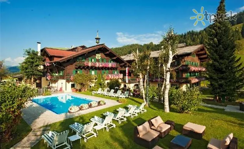Фото отеля Unterhof Hotel 4* Zalcburga Austrija ārpuse un baseini